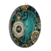 Cible De Fléchettes Veille bijoux Steampunk sur un Arrière - plan vert (Devant gauche)