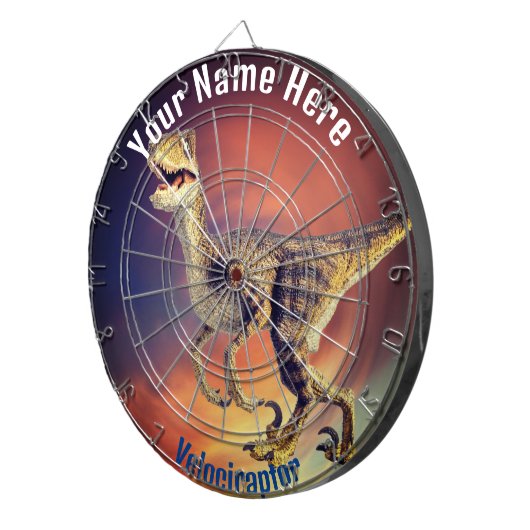 Cible De Fléchettes Velociraptor (Devant droit)