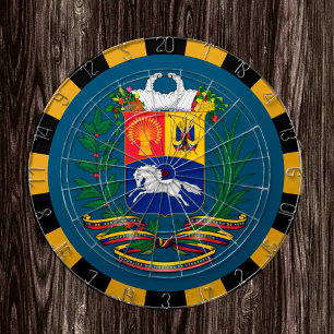 Cible De Fléchettes Venezuela Dartboard & Flag darts / game board