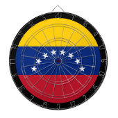Cible De Fléchettes Venezuela Drapeau Tableau noir & fléchettes / jeu (Devant)