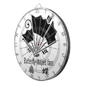 Cible De Fléchettes Ventilateurs en forme de papillon (Devant droit)