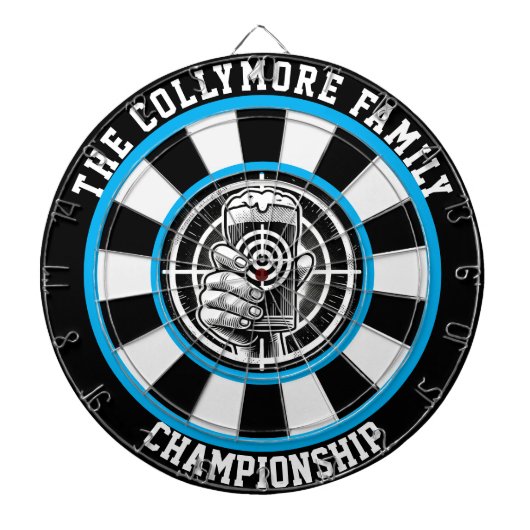 Cible De Fléchettes Verre à la main (Devant)