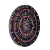 Cible De Fléchettes Verre Abstrait en mosaïque (Devant gauche)