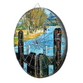 CIBLE DE FLÉCHETTES VERROUILLAGE DE BATEAU (Devant droit)