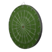 Cible de fléchettes vert chasseur (Devant droit)