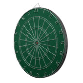 Cible De Fléchettes Vert de course britannique (couleur solide) (Devant droit)