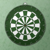 Cible De Fléchettes Vert et blanc