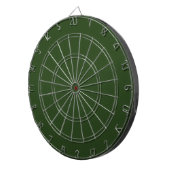Cible de fléchettes Vert Forêt Sombre avec fléchet (Devant droit)