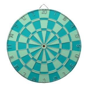 Cible De Fléchettes Vert Menthe Et Sarcelle