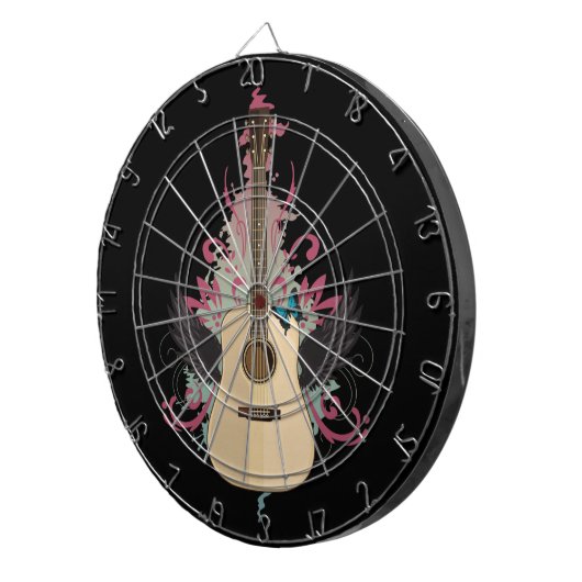 Cible De Fléchettes Vibes de guitare (Devant droit)