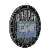 Cible De Fléchettes Vie de garage personnalisée (Devant gauche)