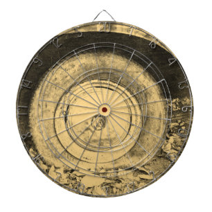 Cible De Fléchettes Vieille roue de voiture classique