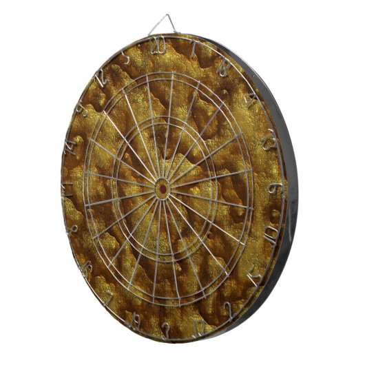 Cible De Fléchettes vieux cuir (Devant droit)