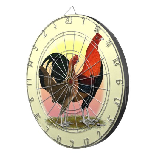 Cible De Fléchettes Vieux jeu anglais Bantam : BB Red (Devant droit)