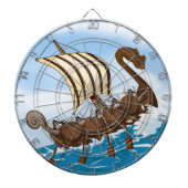 Cible De Fléchettes Viking Ship (Devant)