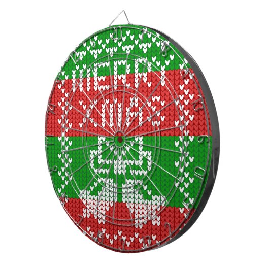 Cible De Fléchettes Vilain pull motif sonnettes Joyeux fils Xmas (Devant droit)