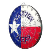 Cible De Fléchettes VILLE PERSONNALISABLE, TEXAS Drapeau conception te (Devant droit)