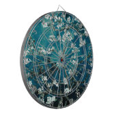 Cible De Fléchettes Vincent Van Gogh Almond Blossoms Dark Turquoise (Devant gauche)