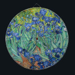 Cible De Fléchettes Vincent Van Gogh - Irises<br><div class="desc">Irises / Iris - Vincent Van Gogh,  1889</div>