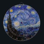 Cible De Fléchettes Vincent Van Gogh - La nuit étoilée<br><div class="desc">The Starry Night / La nuit etoilee - Vincent Van Gogh en 1889</div>