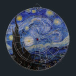 Cible De Fléchettes Vincent Van Gogh - La nuit étoilée<br><div class="desc">The Starry Night / La nuit etoilee - Vincent Van Gogh en 1889</div>
