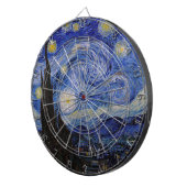 Cible De Fléchettes Vincent Van Gogh - La nuit étoilée (Devant droit)