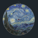 Cible De Fléchettes Vincent van Gogh| La Nuit étoilée, juin 1889<br><div class="desc">VAN GOGH->Post-impressionniste, étoiles, étoile, nocturne, paysage, cloche de l'église, lune, lune, lumière du lune, arbre, ciel, cosmique, St, Remy, Provence, française, Saint-Rémy, post-impressionnisme, iconique\\La Nuit étoilée, juin 1889 (huile sur toile), Gogh, Vincent van (188) 53-90) / Museum of Modern Art, New York, États-Unis / The Bridgeman Art Library| Numéro de...</div>