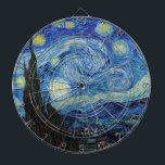 Cible De Fléchettes Vincent Van Gogh Nuit d'art Vintage<br><div class="desc">Vincent Van Gogh Nuit d'Vintage Art Cible de flechettes</div>