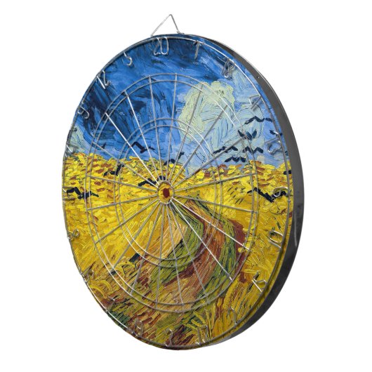 Cible De Fléchettes Vincent van Gogh - Wheatfield with Crows (Devant droit)