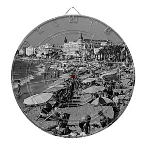 Cible De Fléchettes Vintage France Cannes la plage