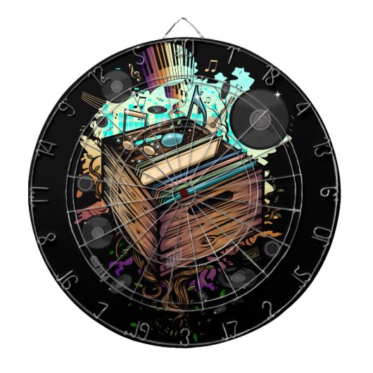 Cible De Fléchettes Vinyl Crate (Devant)