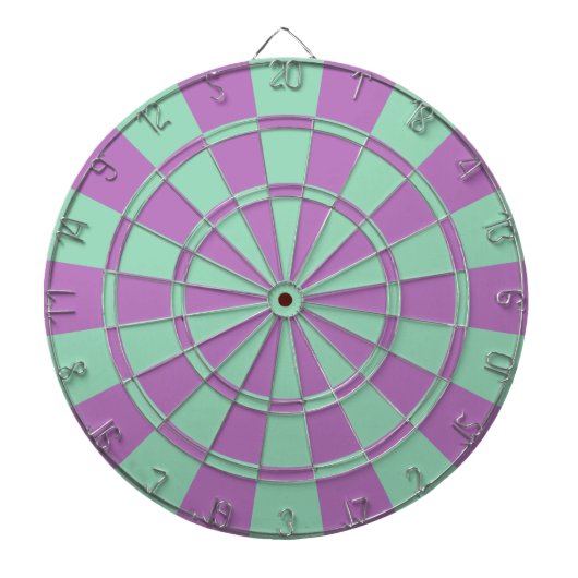 Cible De Fléchettes Violet et vert menthe (Devant)