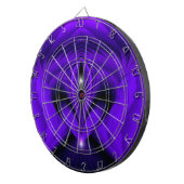 Cible De Fléchettes Violet Fleur arc-en-ciel rêve deux étoiles (Devant droit)