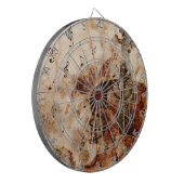 Cible De Fléchettes Violon avec notes de musique Illustration de musiq (Devant gauche)