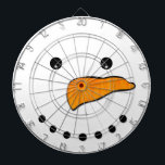 Cible De Fléchettes Visage de neige<br><div class="desc">Le design de Snowman est parfait pour l'hiver holidays, y compris le Christ et la Nouvelle Année ! The design veut add a cute touch to home decor products, clothing, and much more. Makes a great venin !</div>