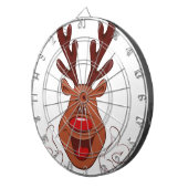 Cible De Fléchettes Visage de Noël Reindee (Devant droit)