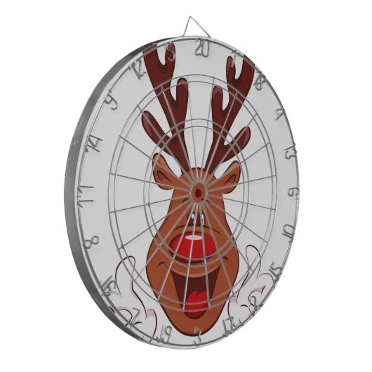 Cible De Fléchettes Visage de Noël Reindee (Devant gauche)