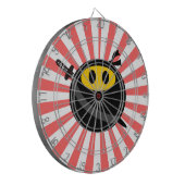 Cible De Fléchettes Visage de smiley de Ninja (Devant gauche)
