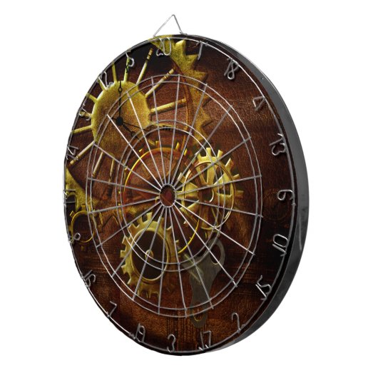 Cible De Fléchettes Vitesses de Steampunk (Devant droit)