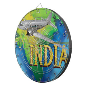 Cible De Fléchettes Voler vers l'Inde