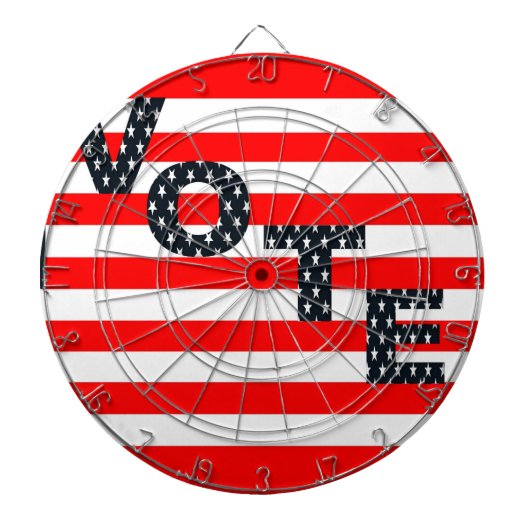 Cible De Fléchettes Vote américain (Devant)