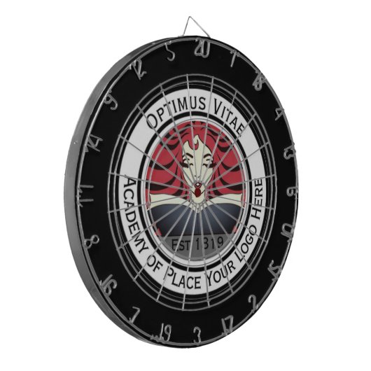 Cible De Fléchettes Votre logo (Devant gauche)