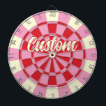 Cible De Fléchettes Votre texte personnalisé en rose et rouge Vintage<br><div class="desc">Personnalisez avec votre texte personnalisé sur la Cible de flechettes de design rose et rouge Vintage 🎯 Ajoutez votre texte ou votre nom en sélectionnant l'option de personnalisation. Veuillez me faire savoir si vous avez d'autres questions et parce que le support client de Zazzle traite l'expérience client, vous pouvez contacter...</div>