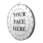 Cible De Fléchettes Votre visage photo personnalisée (Devant droit)