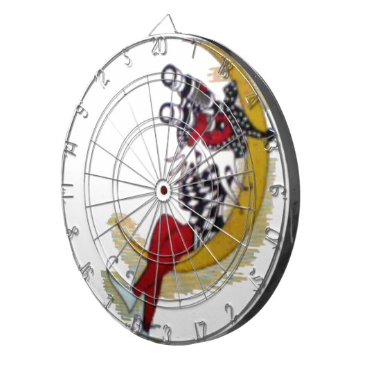 Cible De Fléchettes Vue cosmique : Elfe sur la lune aventure (Devant droit)