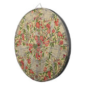 Cible De Fléchettes Walter Crane Cacatoès blanc Grenade rouge Art (Devant droit)