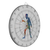 Cible De Fléchettes watercolor fencing (Devant gauche)