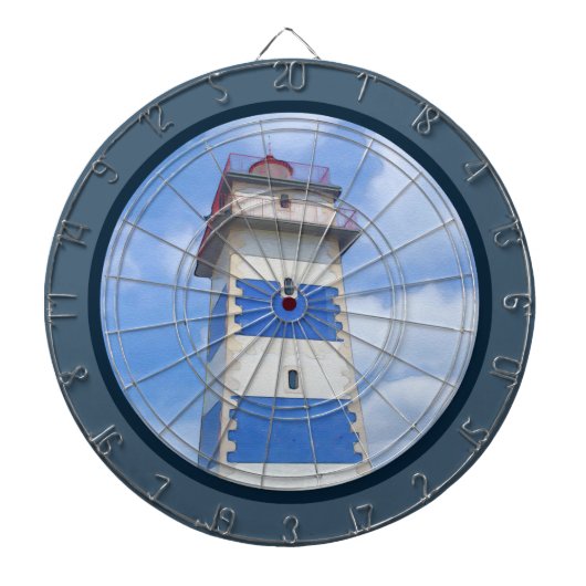 Cible De Fléchettes Watercolor lighthouse (Devant)