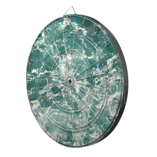 Cible De Fléchettes Waves Blue Green (Devant droit)