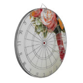Cible De Fléchettes weding flowers pink orange rose customitis (Devant gauche)